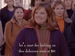 Auctioneer Starts Bid Delicious Treat GIF