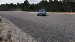 Audi Drift On Concrete Road