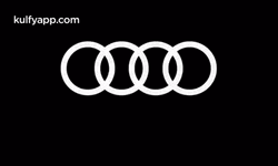 Audi Logo In Black Background