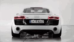 Audi R8 Full Rear View Cool Cars GIF