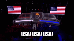 Audience Cheers Loudly For Usa GIF