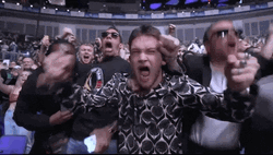 Audience Fired Up And Full Of Energy GIF
