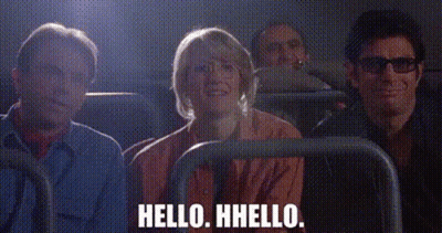 Audience Watching Movie Saying Hello GIF