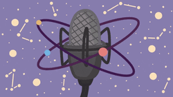 Audio Microphone Space Illustration GIF