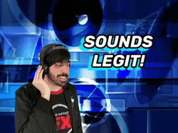 Audio Sounds Legit Derrico 13 GIF