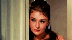  Audrey Hepburn Flirty Look GIF