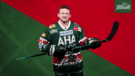 Augsburger Panther Playing Fake Guitar GIF