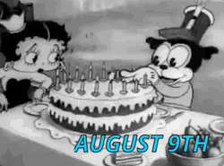 August Birthday Cake GIF