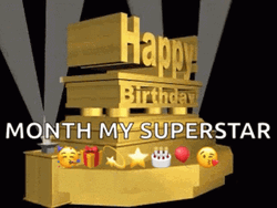 August Birthday Month My Superstar GIF