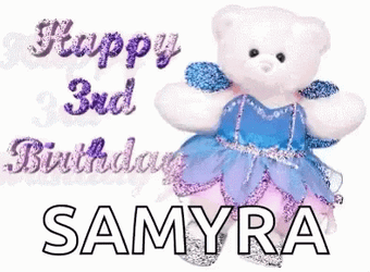 August Third Birthday Samyra GIF
