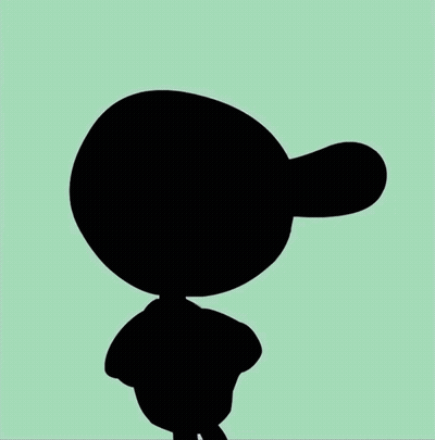 Aura Monster Poster Man In Scarf GIF