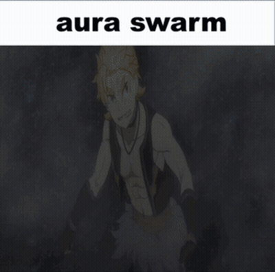 Aura Swarm Man In Costume GIF