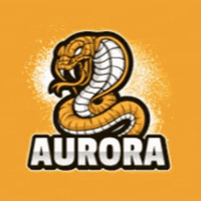 Aurora Logo With Snake GIF