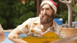 Aussie Christmas In July Carol GIF