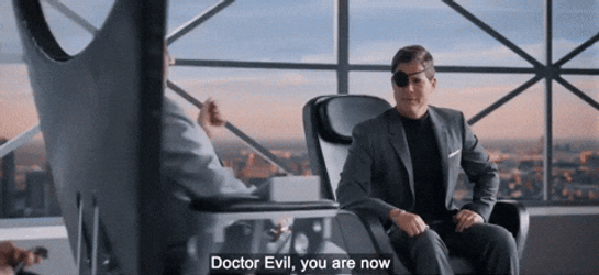 Austin Powers Dr Evil Talking To Number 2 GIF
