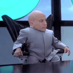 Austin Powers Mini Me Doing Air Quotes GIF
