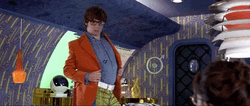 Austin Powers Mole Trying To Impress GIF