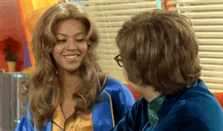 Austin Powers Mole With A Police Officer GIF