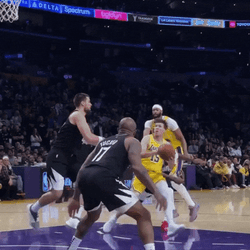 Austin Reaves Basketball Layup GIF