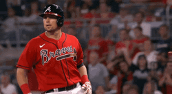 Austin Riley Cool Tomahawk Chop GIF