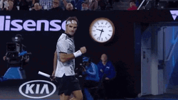 Australian Open Roger Federer Slow Motion Walk GIF