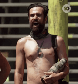 Australian Survivor Clutching Pearls  GIF