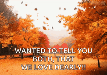 Autumn Falls We Love Aesthetic GIF