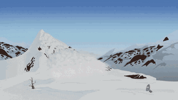 Avalanche Falling GIF