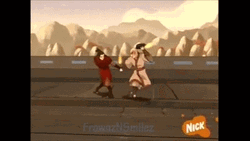 Avatar Fire Bender Zuko Fighting Azula GIF