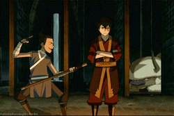 Avatar Funny Sokka Poke Zuko GIF