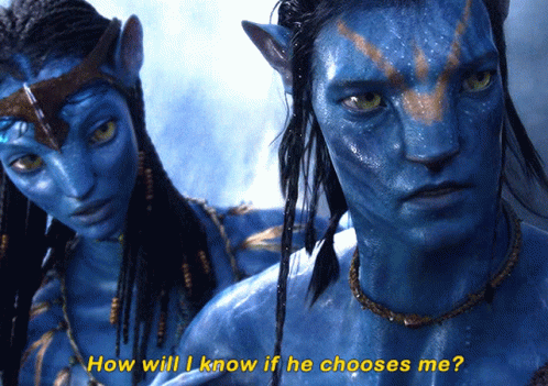 Avatar How Will I Know If He Chooses Me Yellow GIF