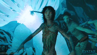 Avatar Poster Woman And Man In Cave GIF