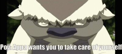 Avatar The Last Airbender Appa Wants You To Take Care Of Yourself . GIF