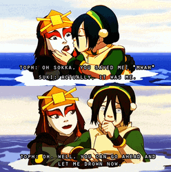 Avatar The Last Airbender Toph Let Me Drown Now