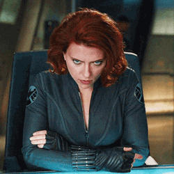 Avengers Angry Black Widow