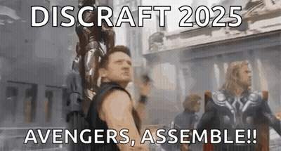 Avengers Assemble ! Discraft 2025 Avengers Assemble ! Discraft 2025 Avengers Assemble !! GIF
