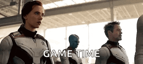 Avengers End Game Black Widow GIF
