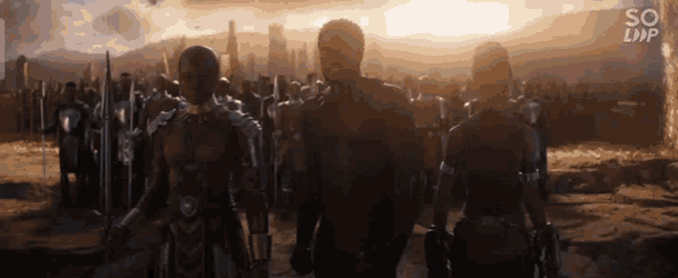 Avengers Endgame Portals Black Panther Climax Fight Ant Man GIF