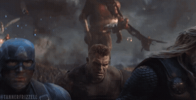 Avengers Fighting Each Other GIF