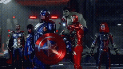 Avengers Including Captain America GIF