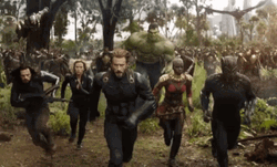 Avengers Infinity War Fighting Scene GIF