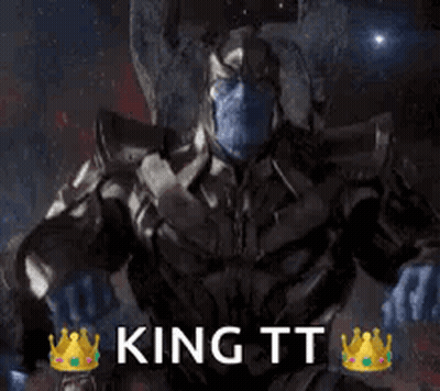 Avengers Infinity War Thanos Wearing Mask Holding Hammer GIF
