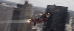 Avengers Iron Man Flying GIF