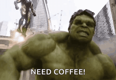 Avengers Standing Before Iron Man Statue GIF