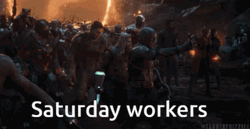 Avengers Working Saturday GIF