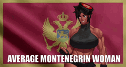 Average Montenegro Cartoon Character