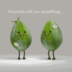Avocado Family Cute Dance GIF