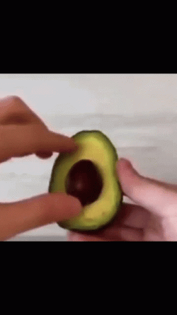 Avocado Optical Illusion Magic Loop GIF