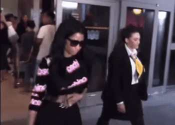 Avoiding Paparazzi Nicki Minaj GIF