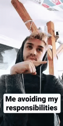 Avoiding Responsibilities Procrastination GIF